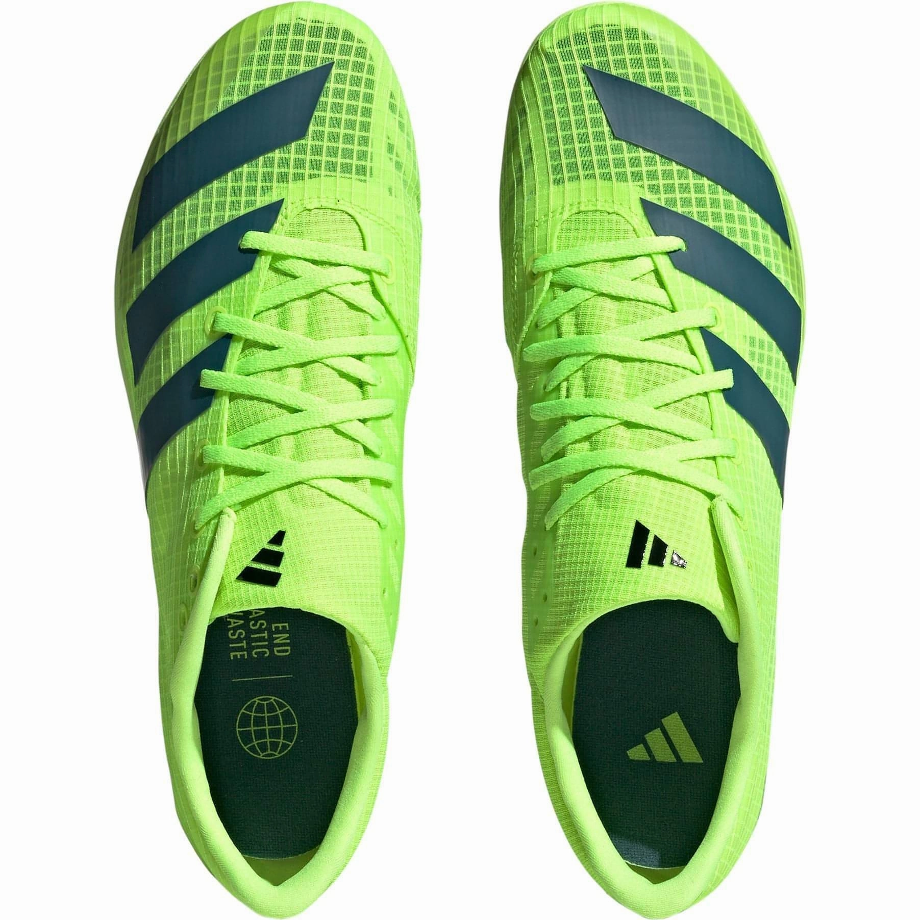 adidas Distancestar Running Spikes - Green Pressure Game Perfect Fit