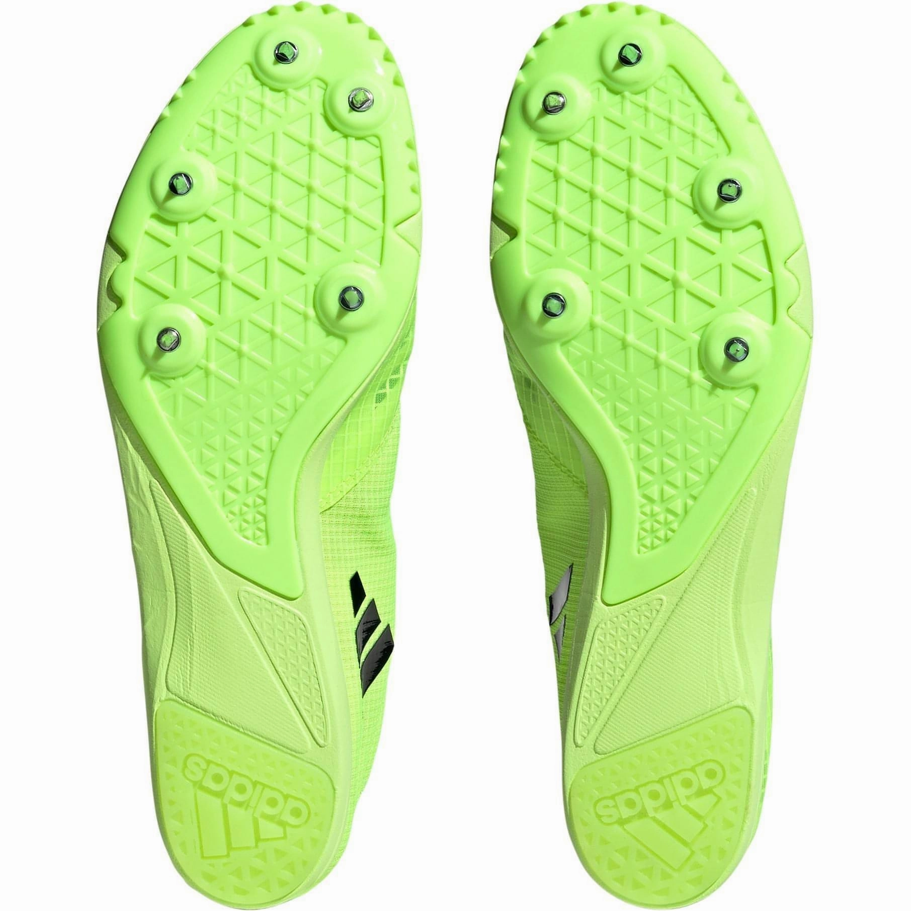 Team Drill adidas Distancestar Running Spikes - Green