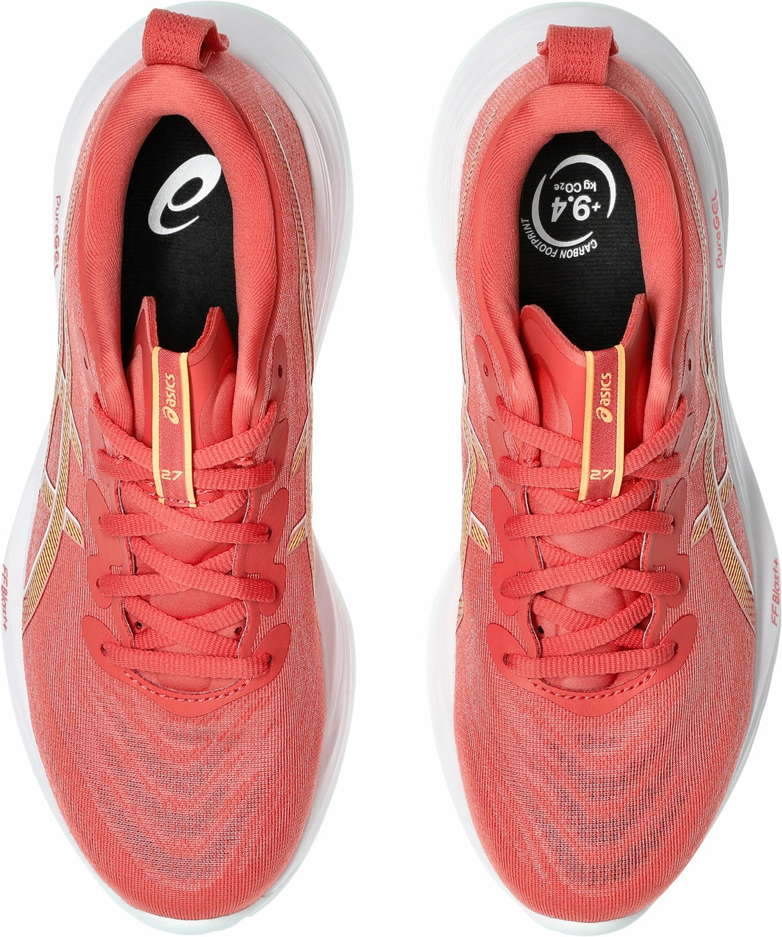 New Balance 574 running on a gravel track shoes Asics Gel Cumulus 27 Womens Running Shoes - Pink