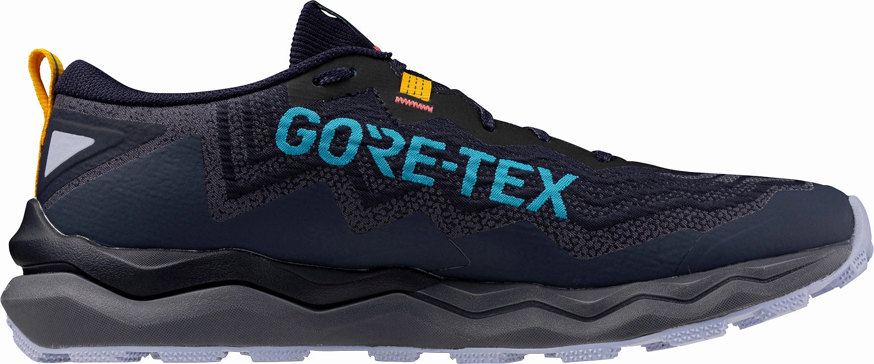 Mizuno Wave Daichi 9 GORE-TEX Mens Trail Running Shoes - Blue geometric running option quick - drying - design shoes