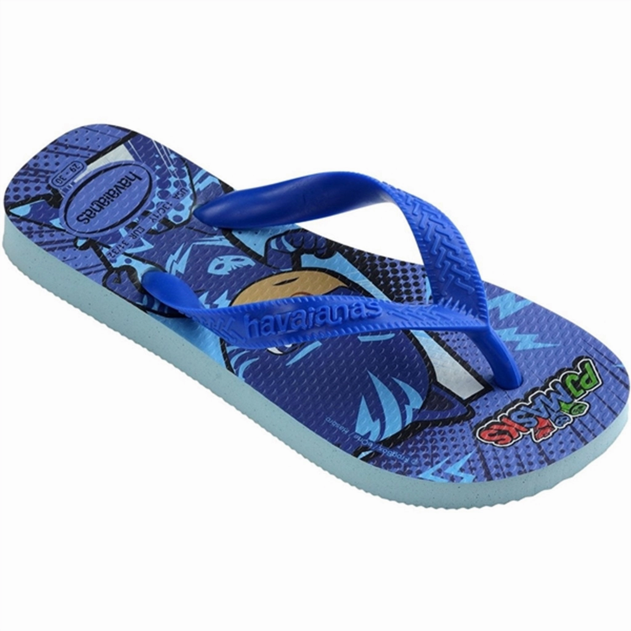 Havaianas Kids Sandals Top PJ Masks Blue Water Summer Footwear for Men