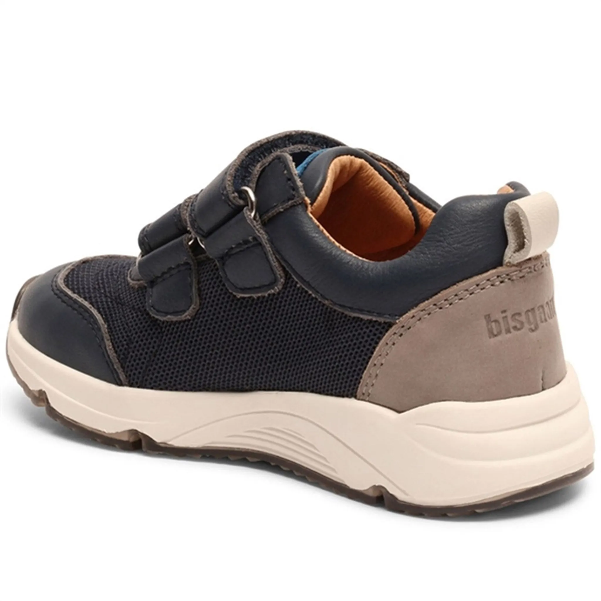 Antibacterial Bisgaard Matti S Velcro Shoe Navy