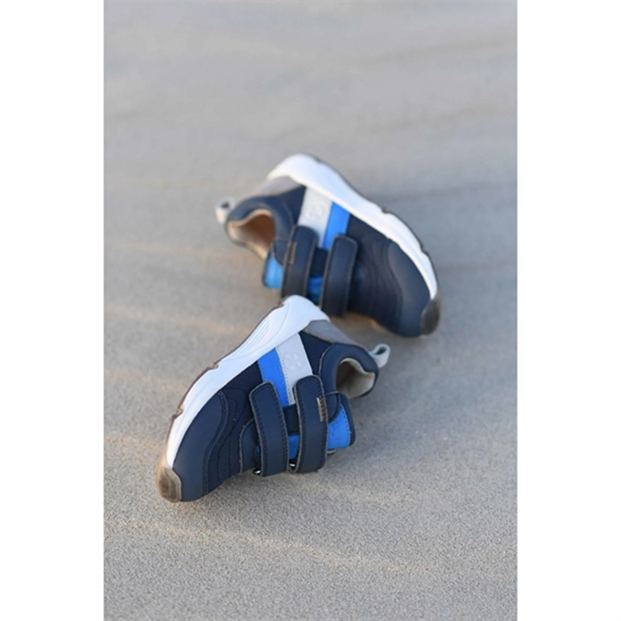 Customizable Insoles Bisgaard Matti S Velcro Shoe Navy