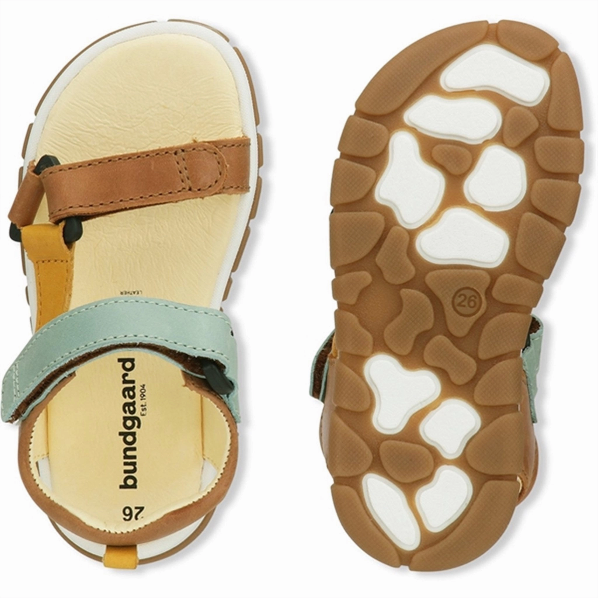 Eco Conscious Manufacturing Outdoor Adventure Bundgaard Juni Sandal Tan WS