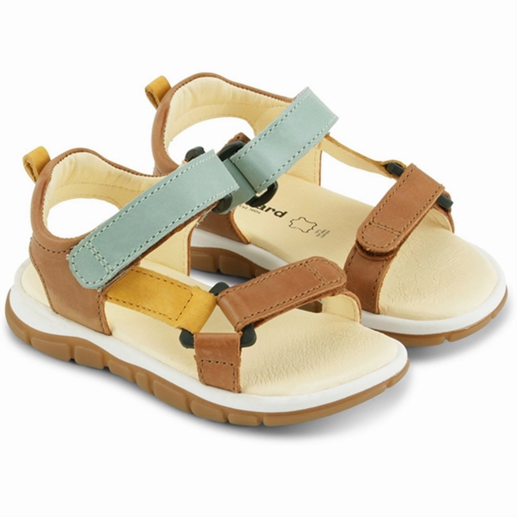 Bundgaard Juni Sandal Tan WS Flexible Construction Strong