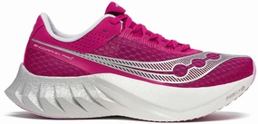 Saucony Endorphin Pro 4 Womens Running Shoes - Pink odor - resistant running shoes Outdoor Fit