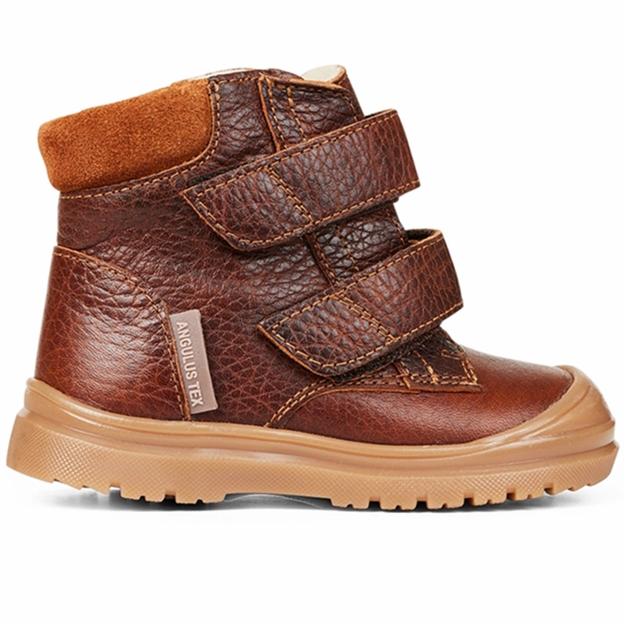 All Day Extreme Comfort Angulus Starter Tex Boots With Velcro Cognac/Cognac
