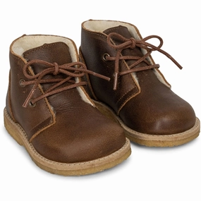 Slip Resistant Work Commute Konges Sl?jd Cognac Woolie Boot