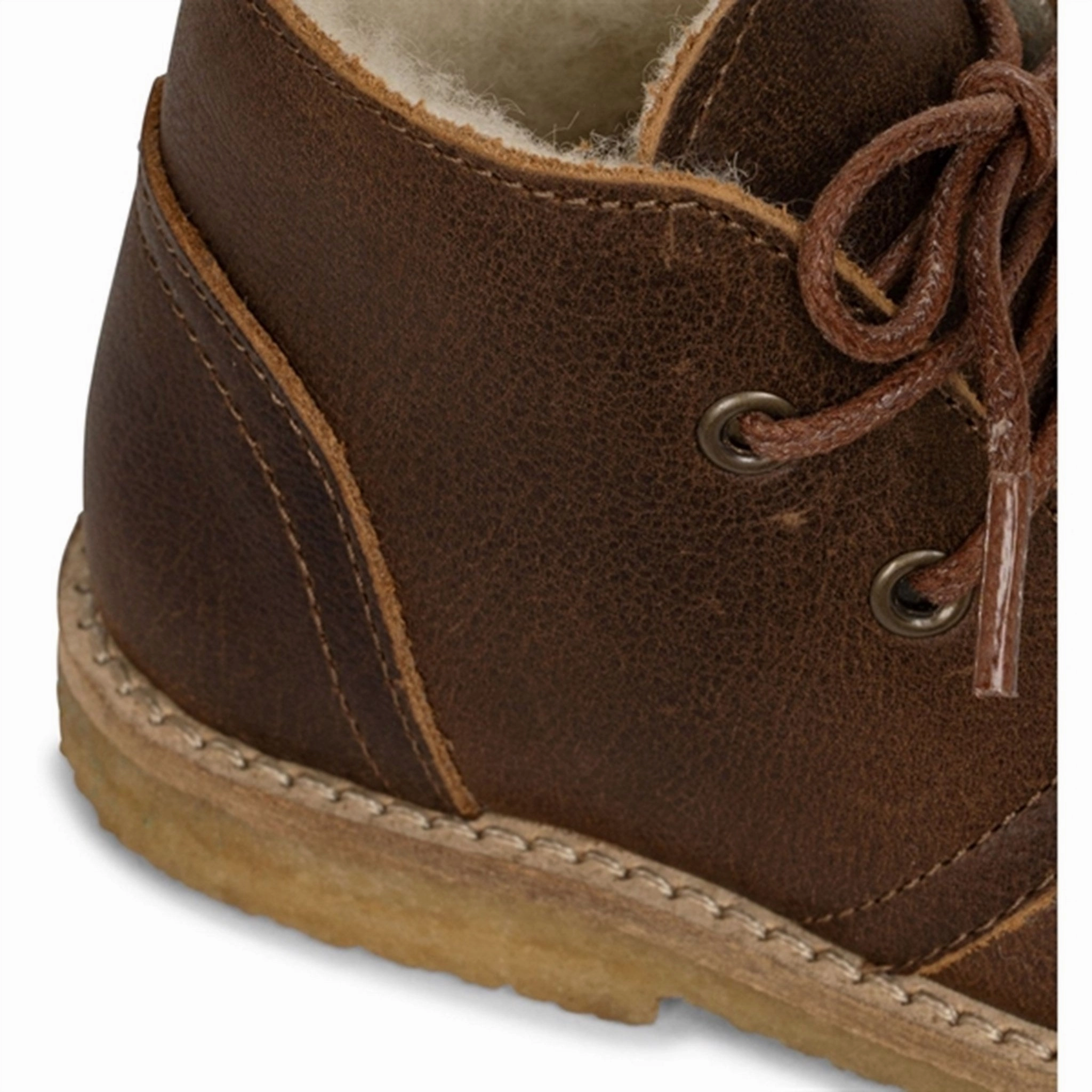 Konges Sl?jd Cognac Woolie Boot waterproof construction