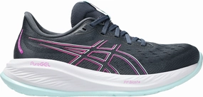 Asics Gel Cumulus 26 Womens Running Shoes - Grey Lateral Stability Wall