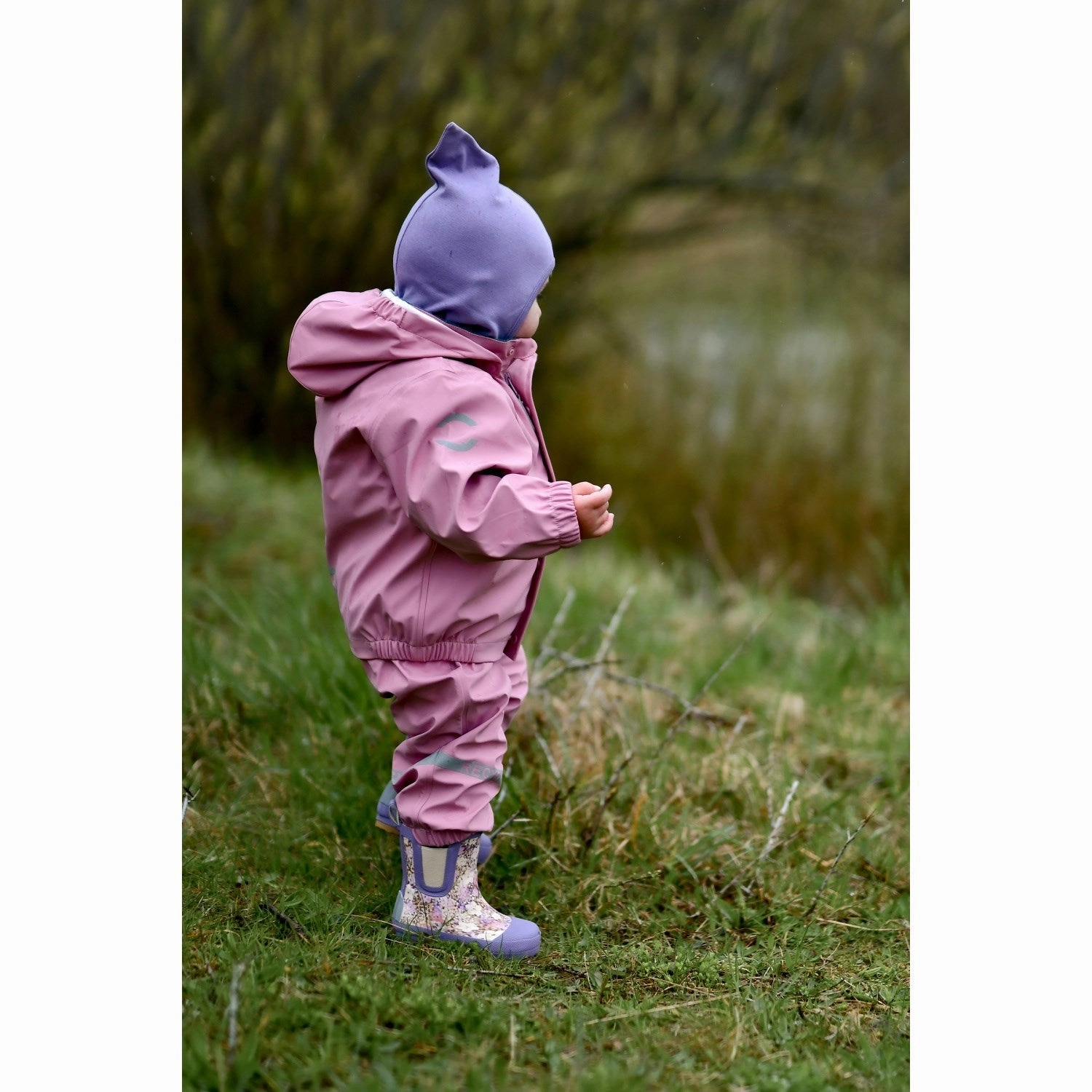 Mikk-Line Dusk Wellies Short AOP Protective Wear Music Festival