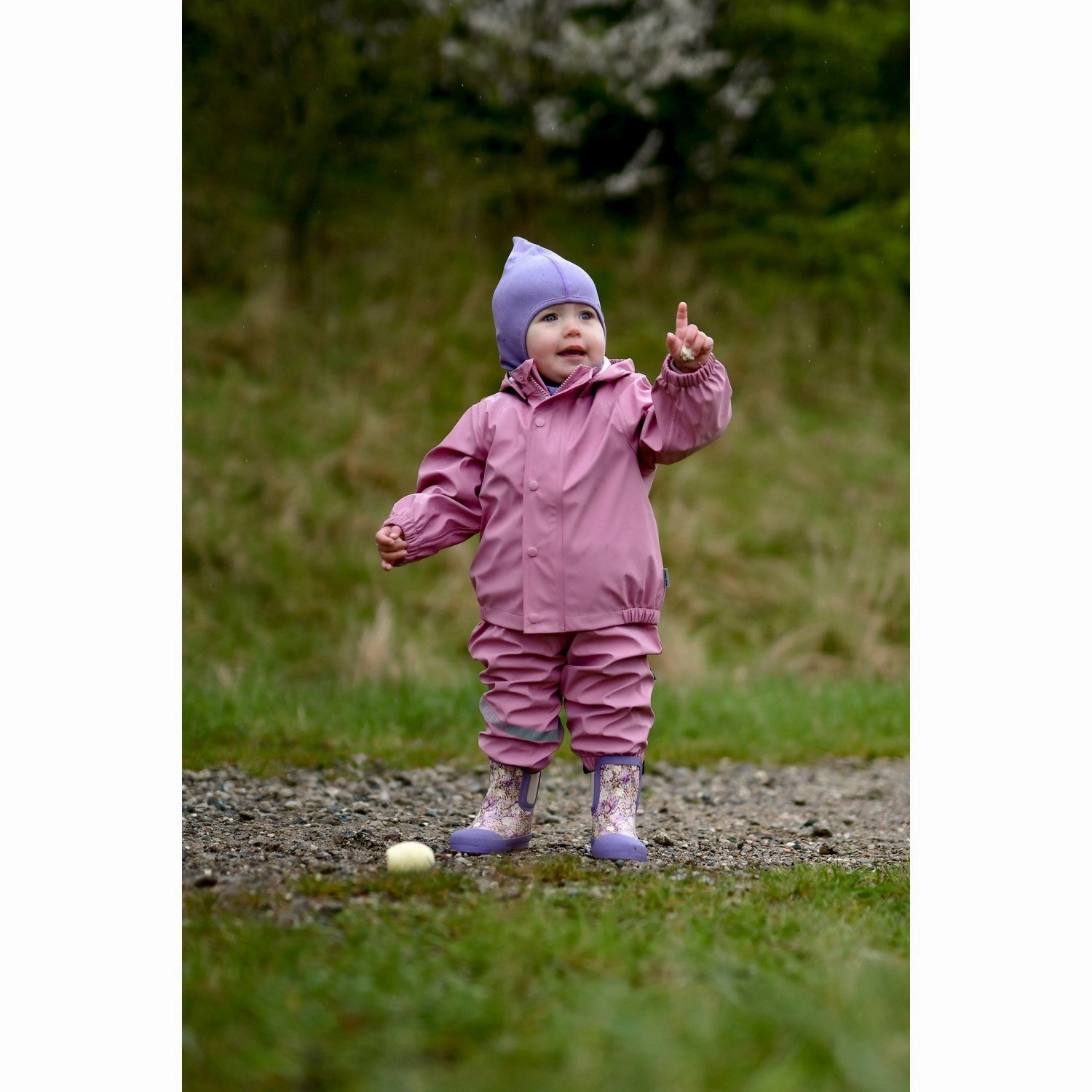 Cold   Resistant Frost Season Mikk-Line Dusk Wellies Short AOP