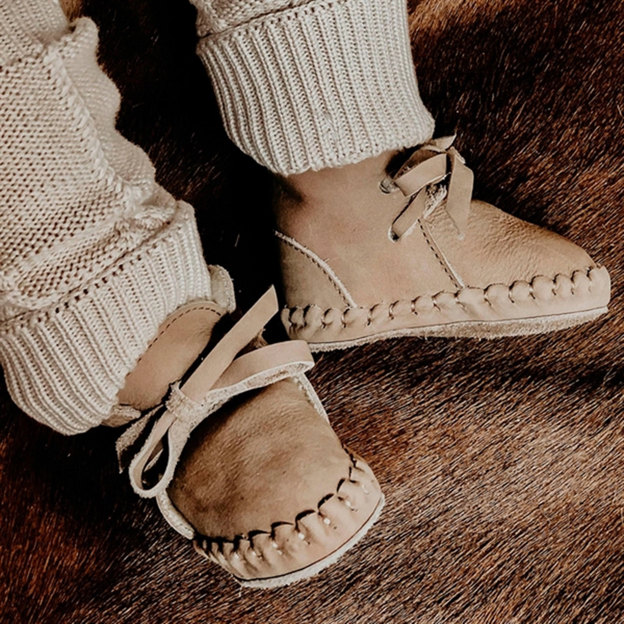 All Purpose Donsje Baby Pina Classic Lining Truffle Nubuck