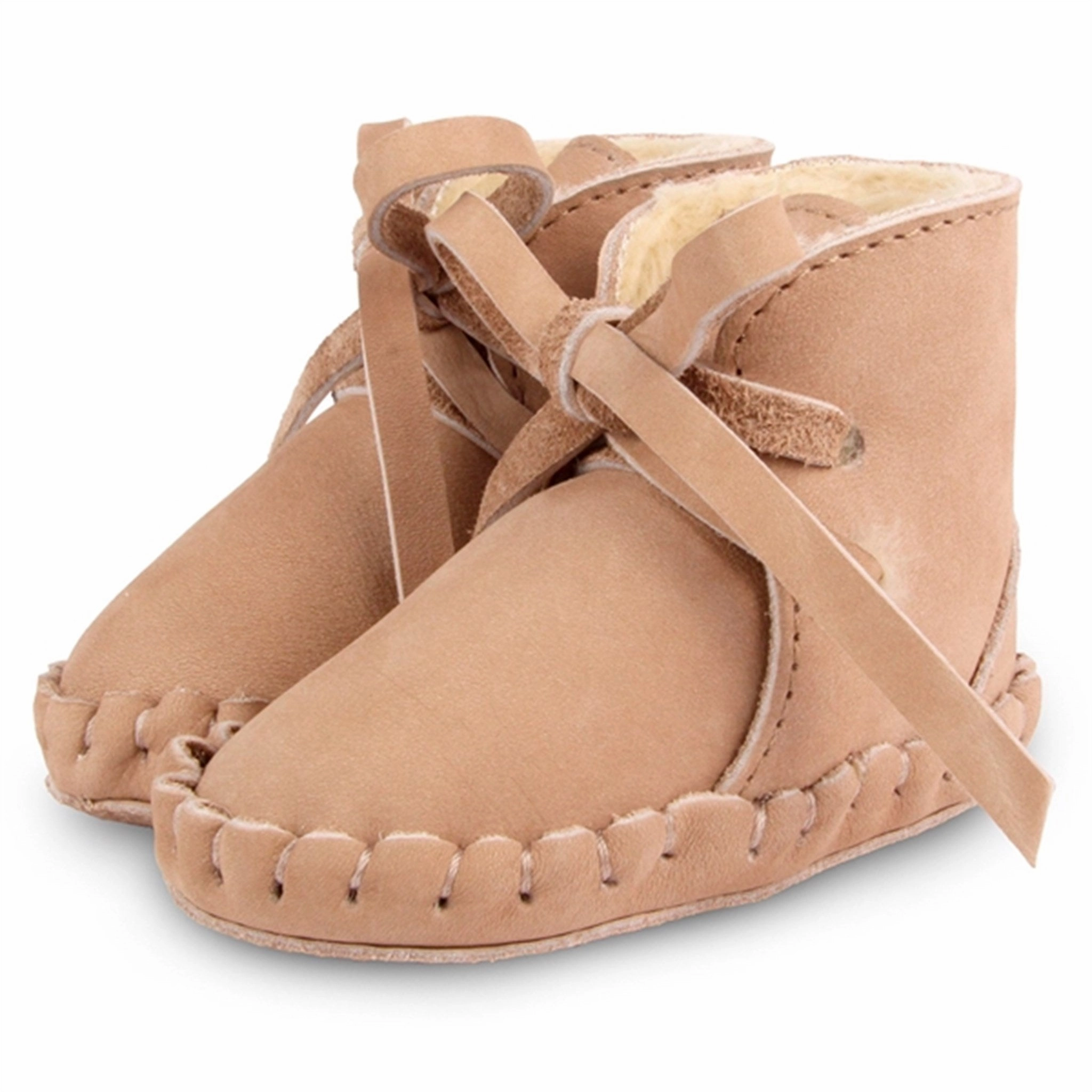 Donsje Baby Pina Classic Lining Truffle Nubuck Non Slip Outsole