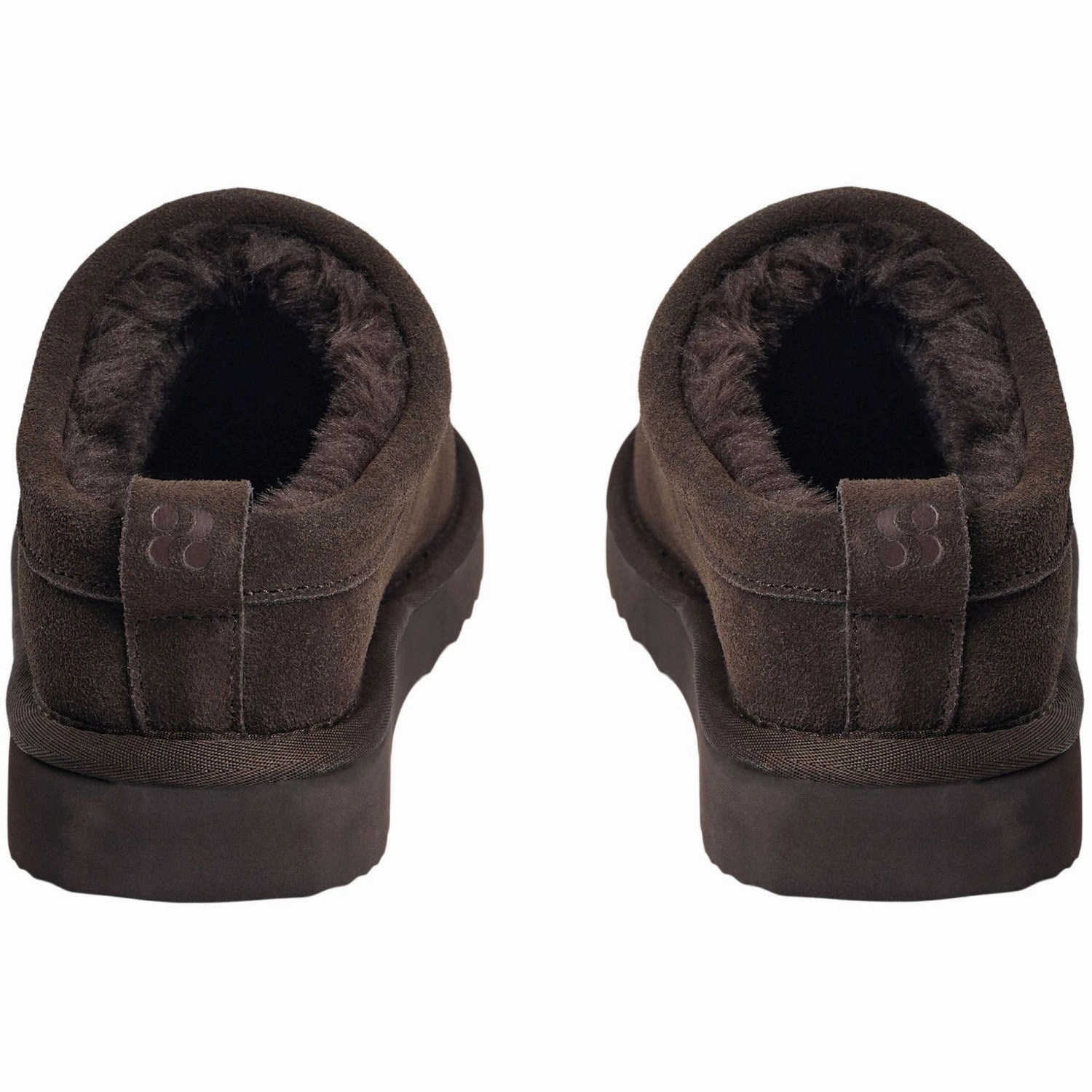 Flat Design Compression Molded Base Sofie Schnoor Dark Brown Slipper