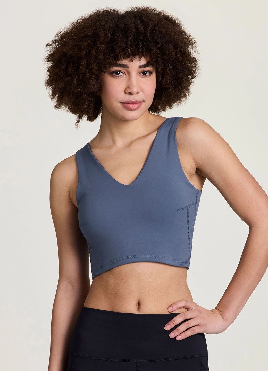 In Waves Super Soft Longline Bra Non Chafing Edges Wicking Technology