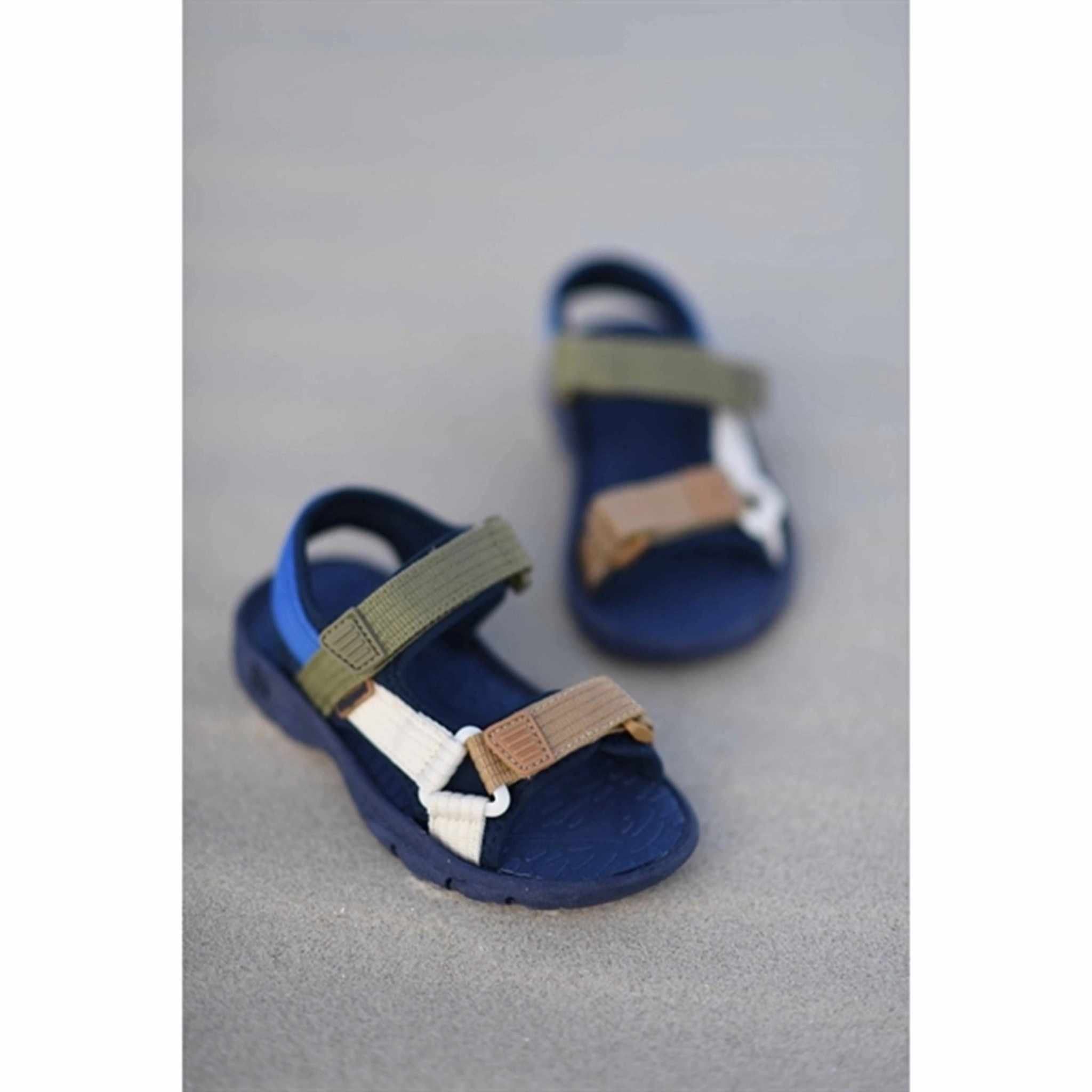 Bisgaard Nico S Sandal Navy Comfortable Design Features Sturdy Construction