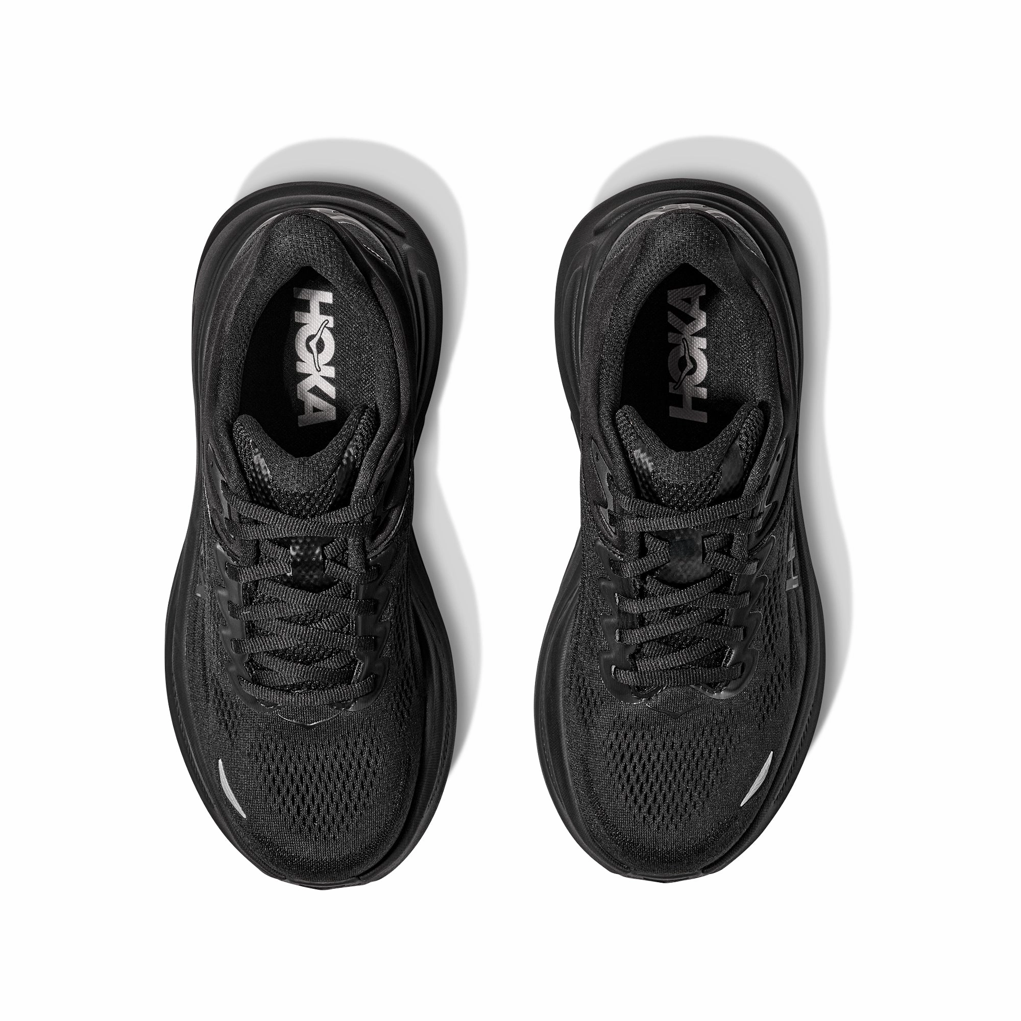 Hoka Mens Bondi 9 Shoes Lace Lock Feature