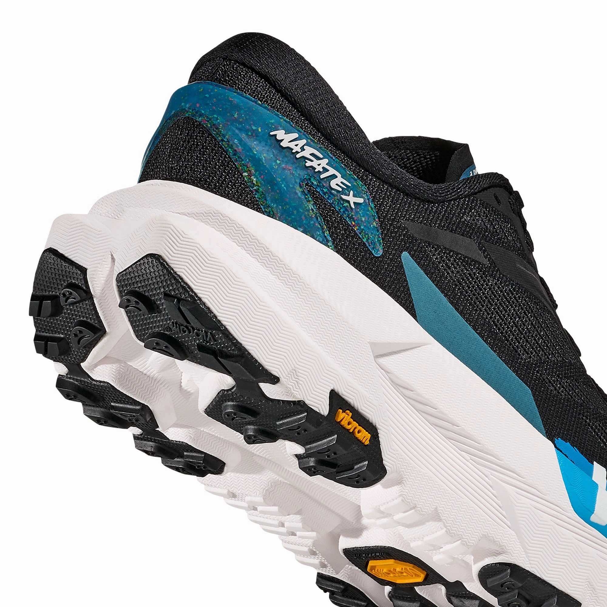 Hoka Mens Mafate X Shoes houndstooth - design shoes Dual Density Insert