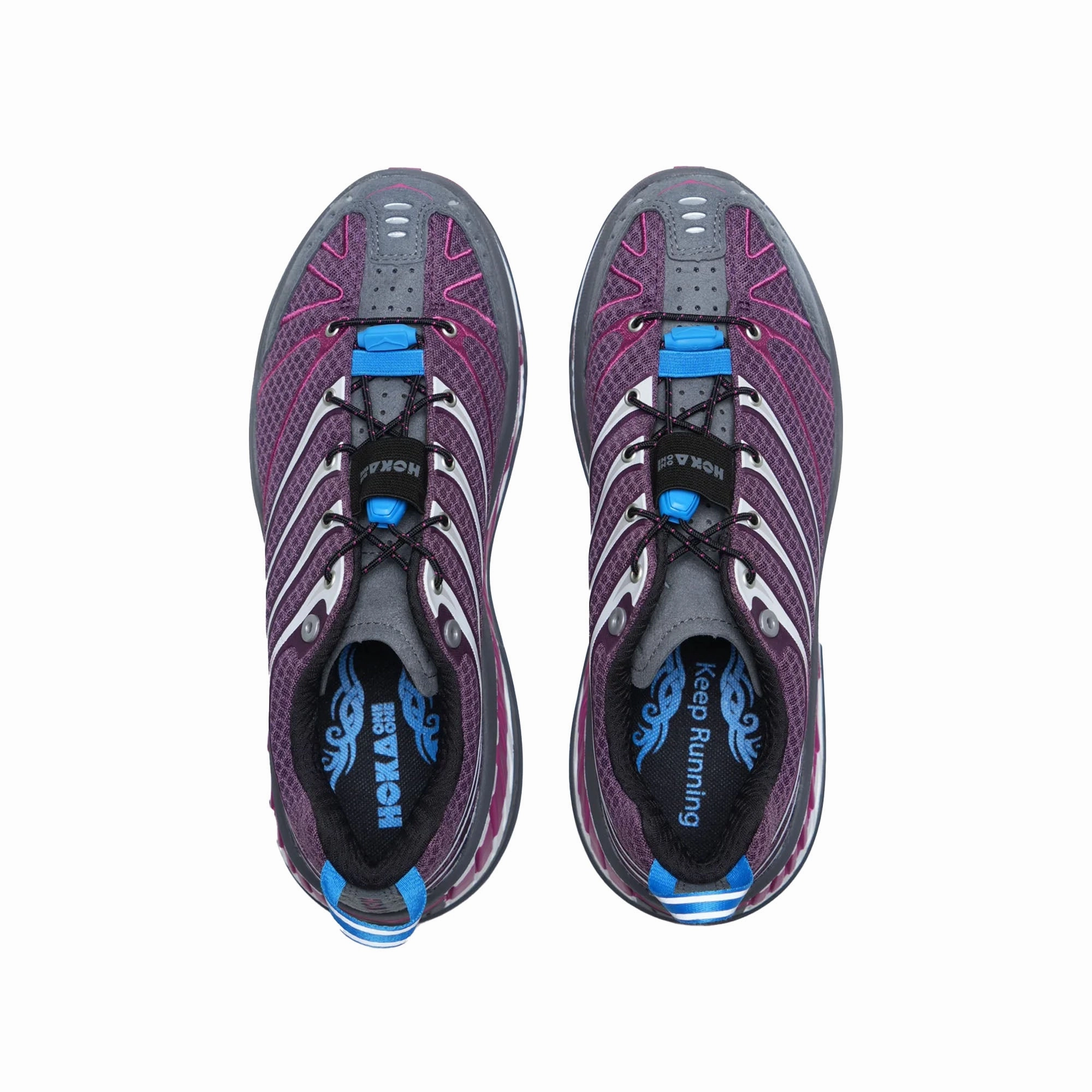 Hoka Mens Stinson EVO OG Shoes Seamless Knit Construction running in soft tracks shoes