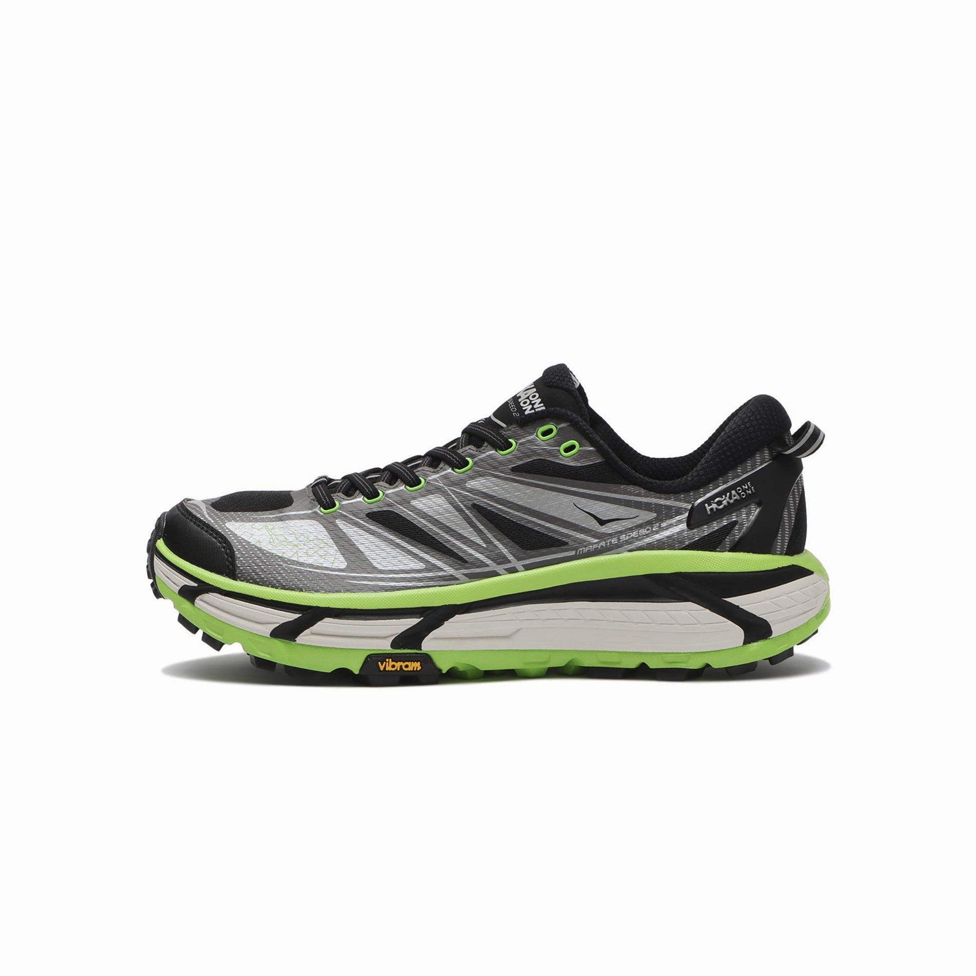 Hoka U Mafate Speed 2 Shoes running in a bog area shoes Warm