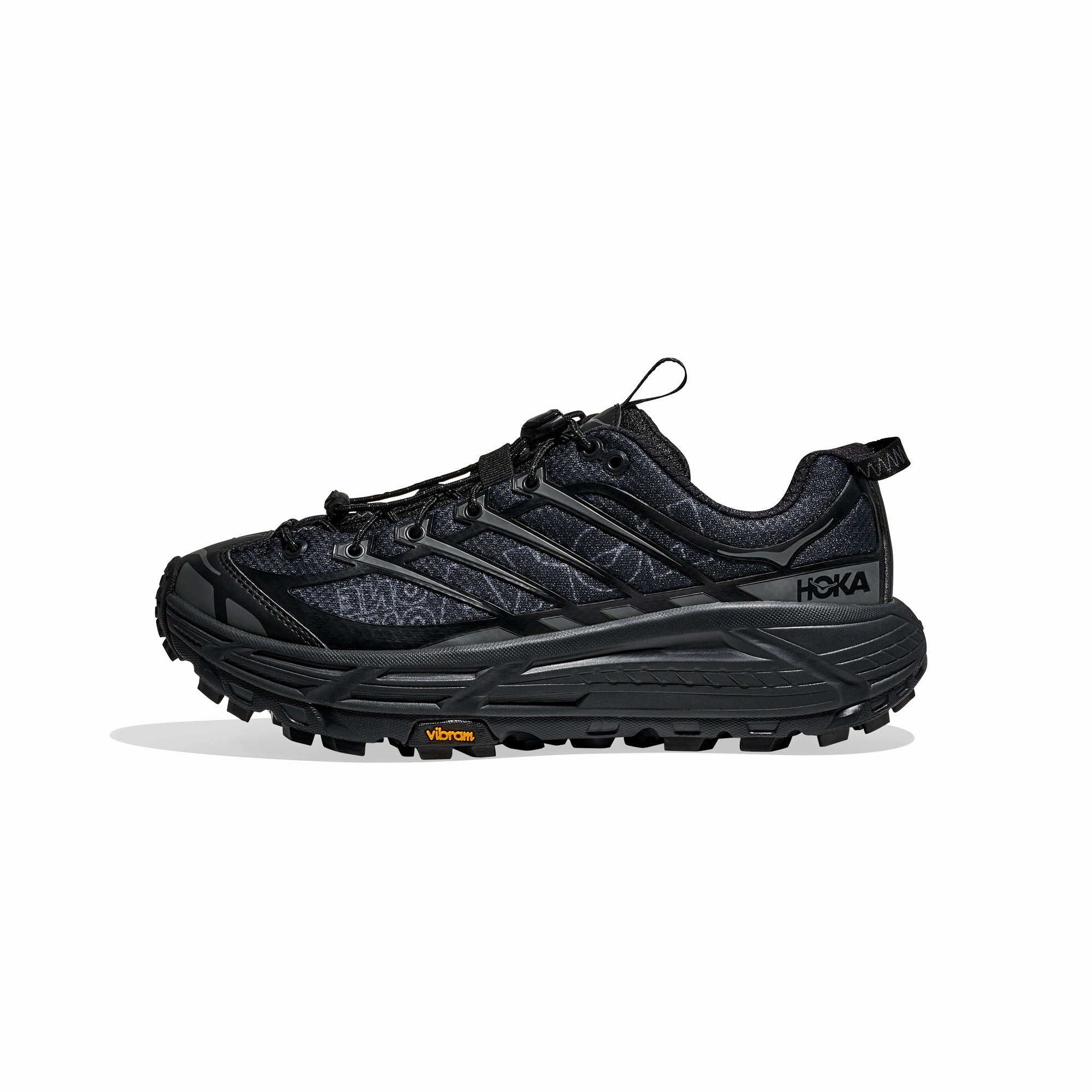 PU material Turbulent Flow Vents Hoka U Mafate Three2 Wordmark Shoes