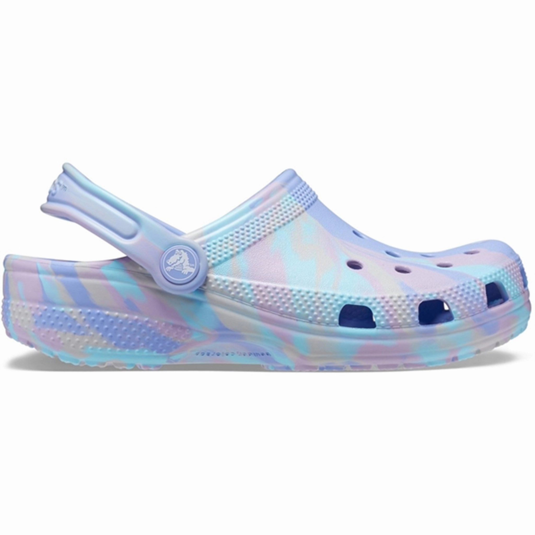 packable Crocs Classic Marbled Clog Moon Jelly/Multi