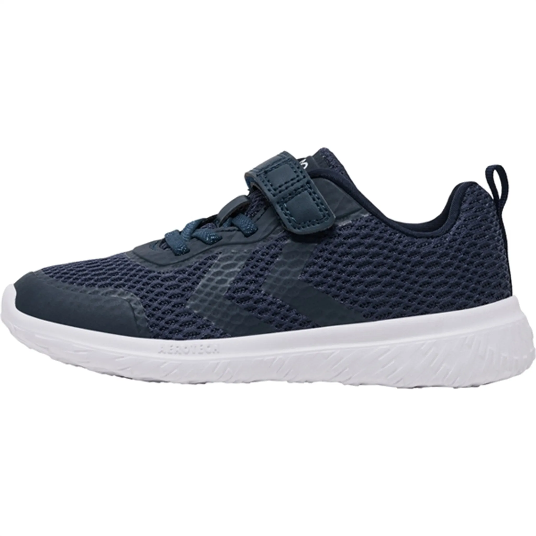 Hummel Actus Recycled JR Sneakers Black Iris Heat Sealed Seams Running Daily