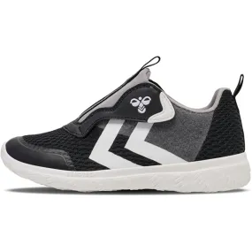 Hummel Actus Super Fit Recycled JR Sneakers Black Anti   Microbial Variable Lace Lock