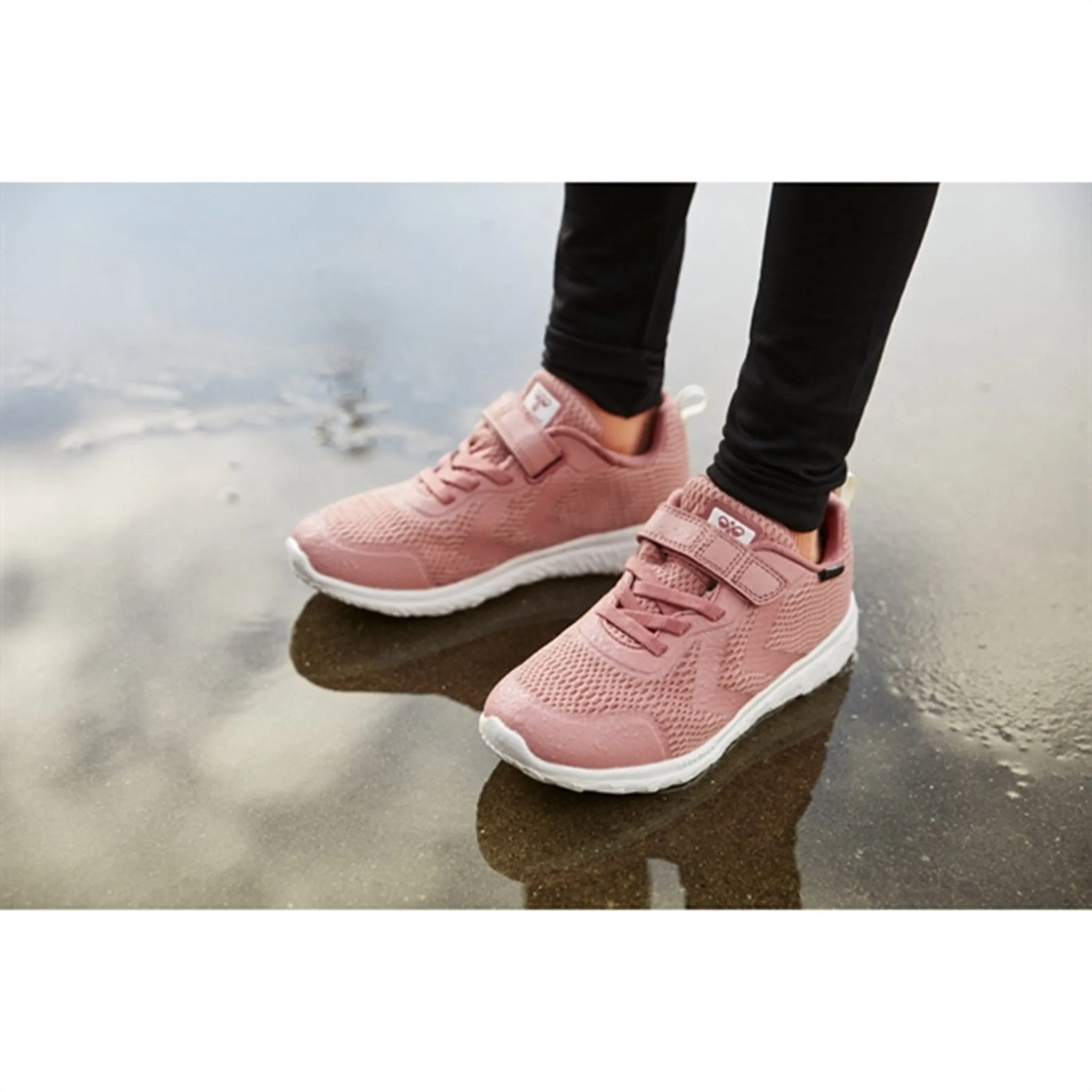 Hummel Actus TEX Sneakers JR Pink Elastic Collar Padding