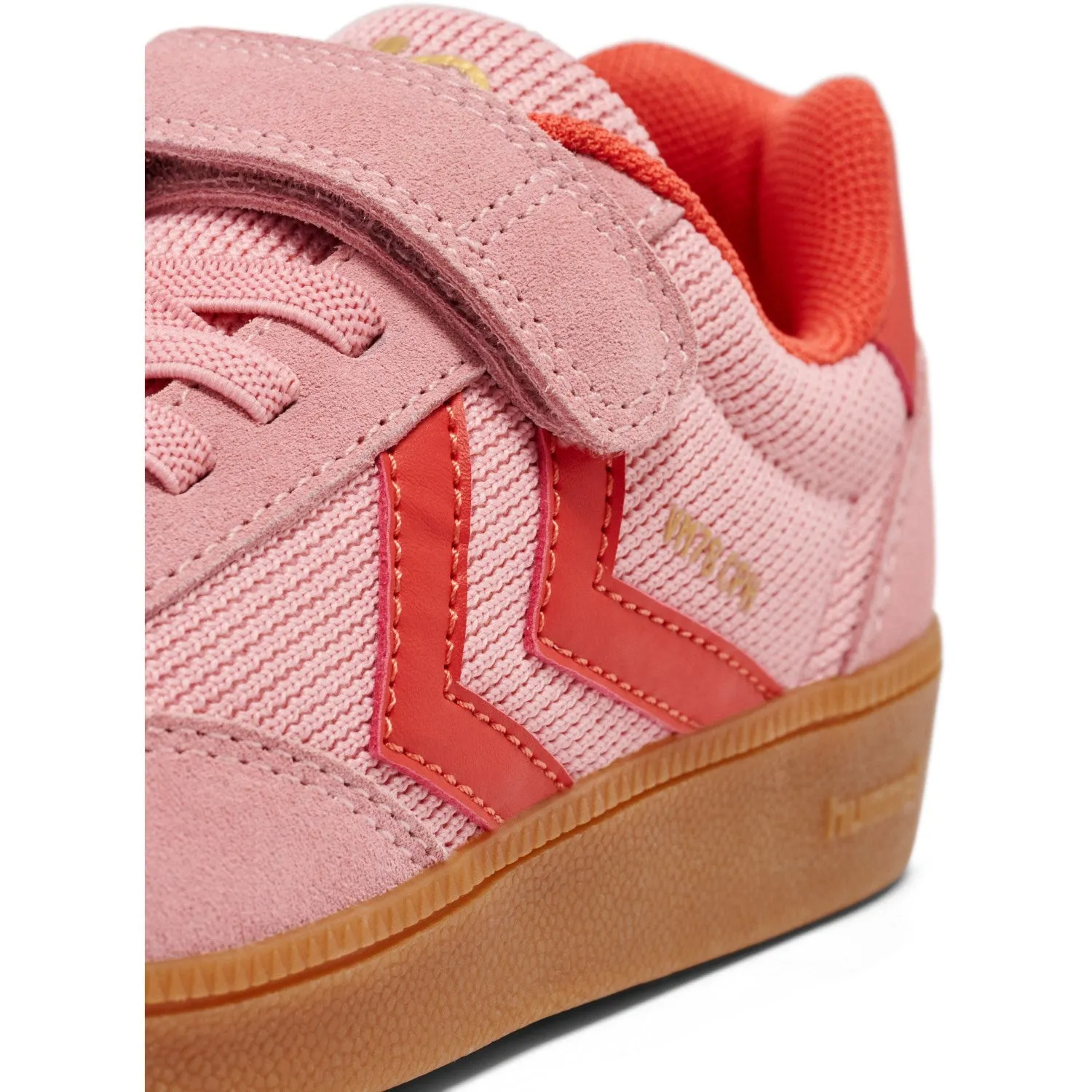 ReflectiveDetails Ventilated Tongue Design Hummel Bridal Rose Vm78 Cph Jr Sneakers