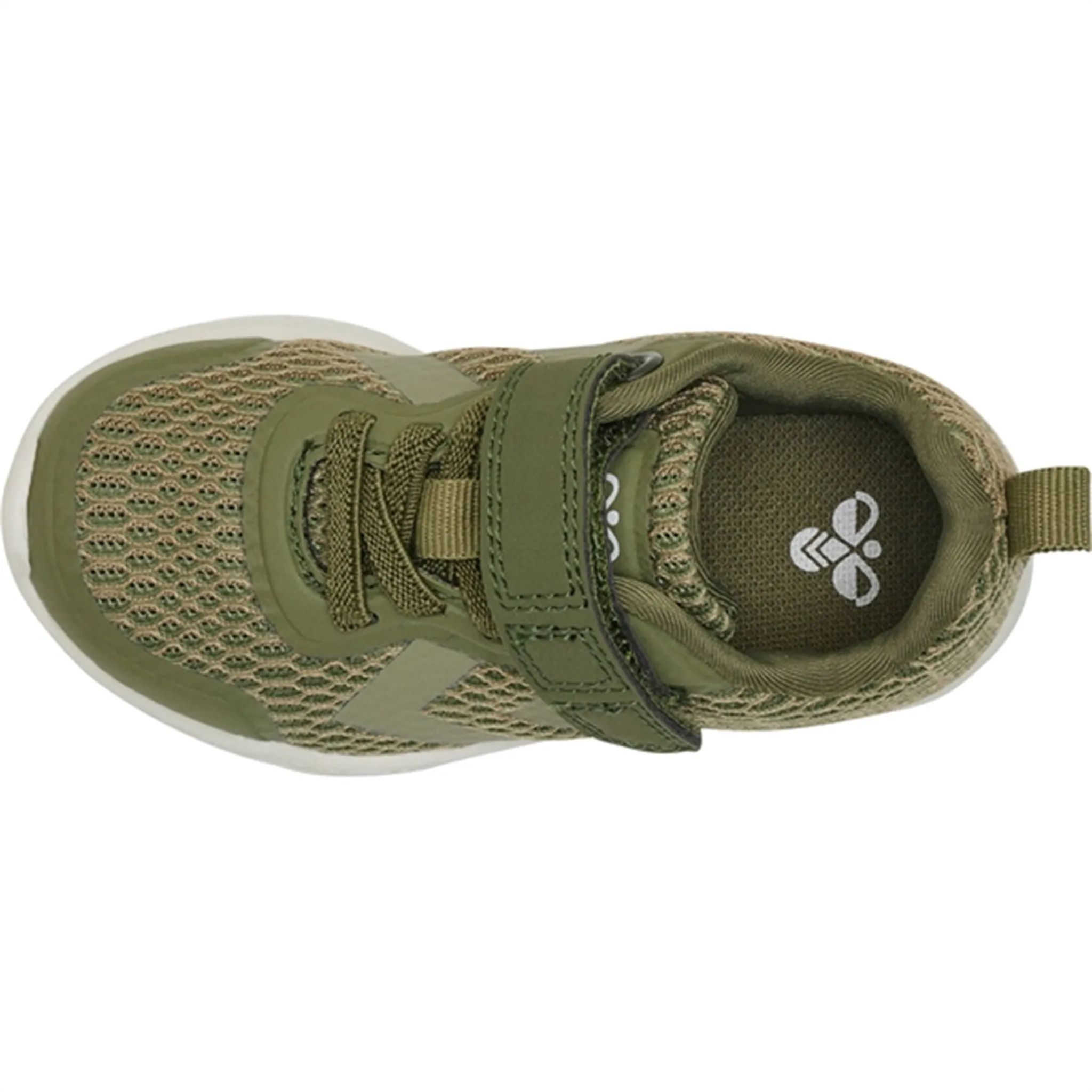 Gel Cushioning Seamless Upper Construction Hummel Deep Lichen Green Actus Recycled INF Sneakers