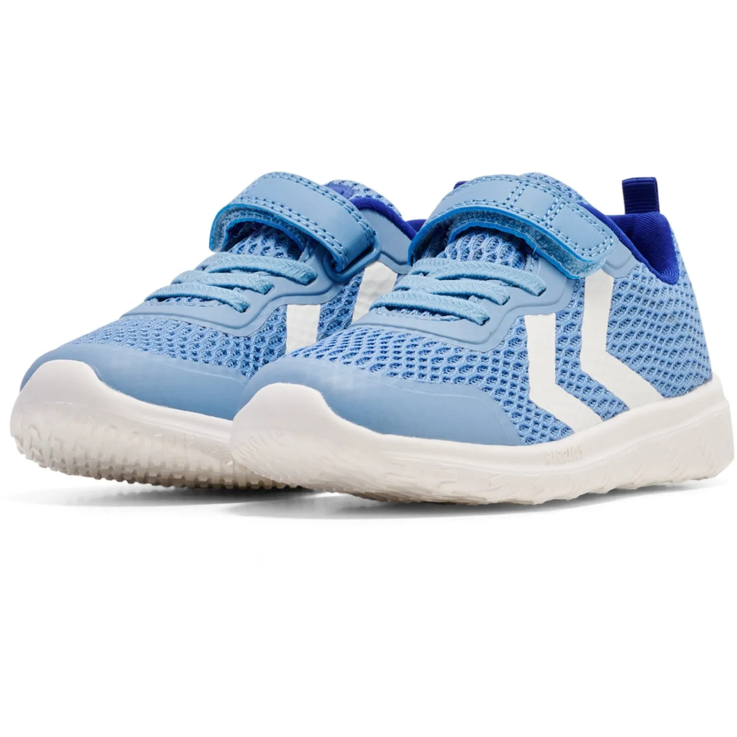 Hummel Lichen Blue Actus Recycled Jr Sneakers Airflow Optimized Comfort Upper Design