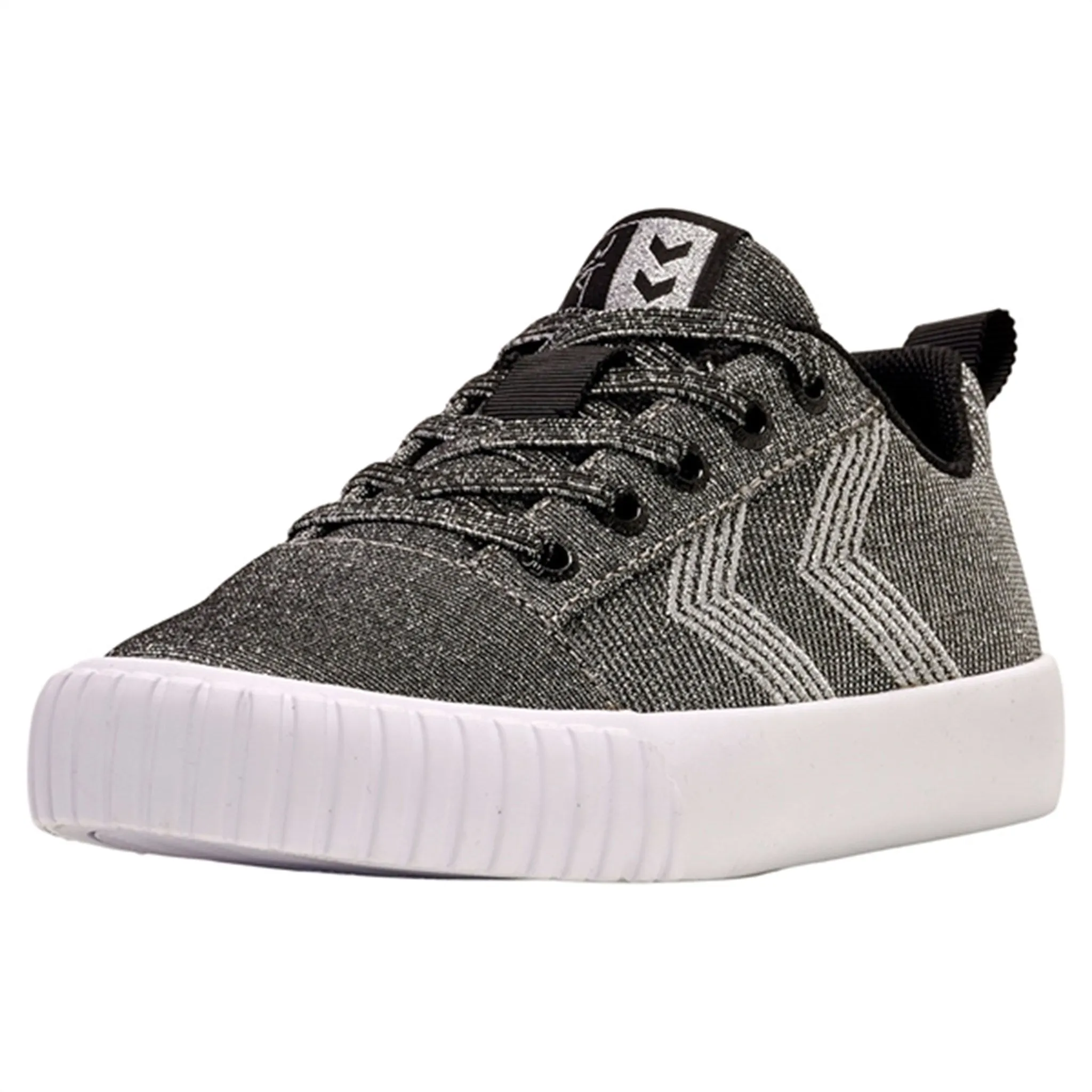 Rollbar Stability System Upgraded design Hummel Prima Base Court Point Black Glitter Sneakers