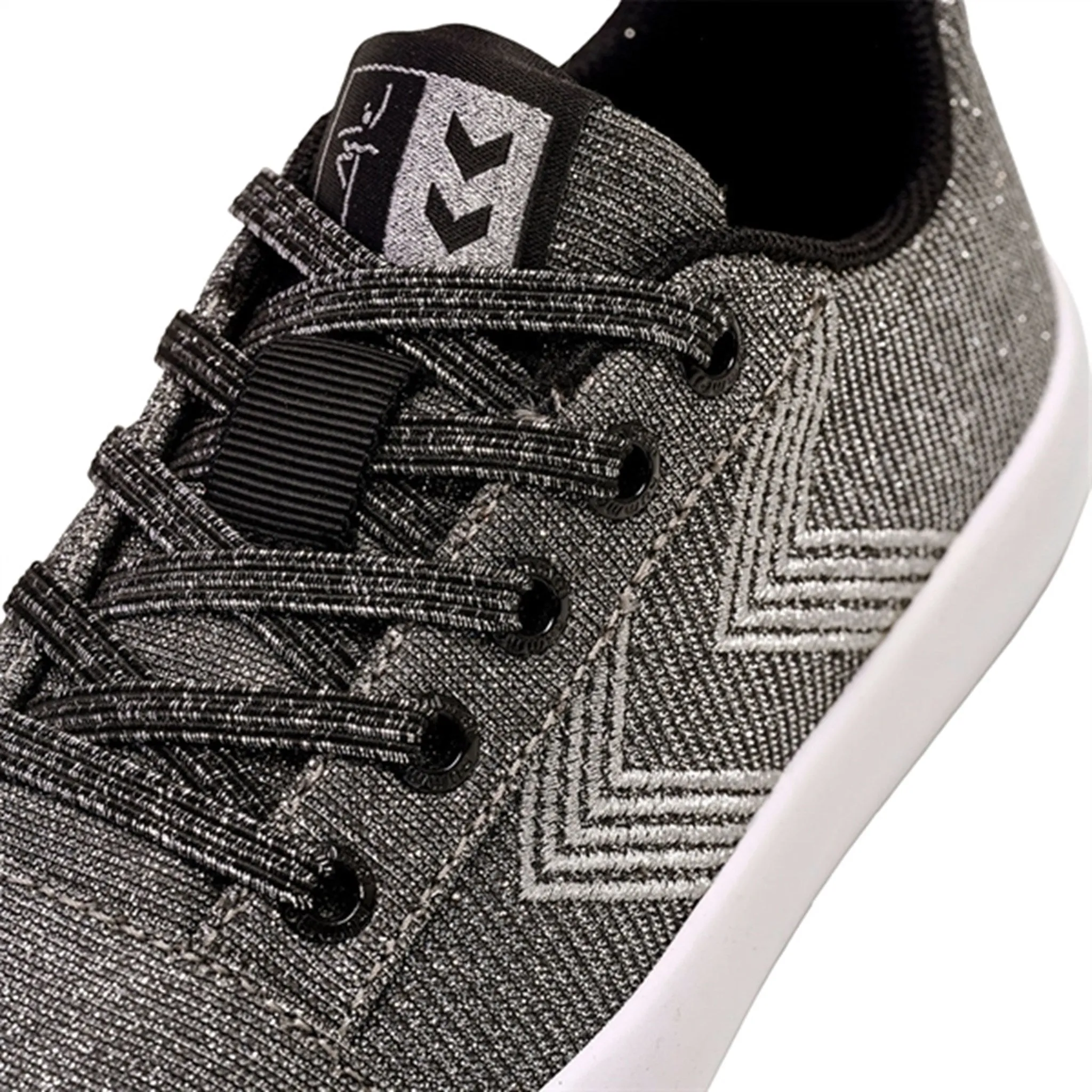 Hummel Prima Base Court Point Black Glitter Sneakers Vibe Street