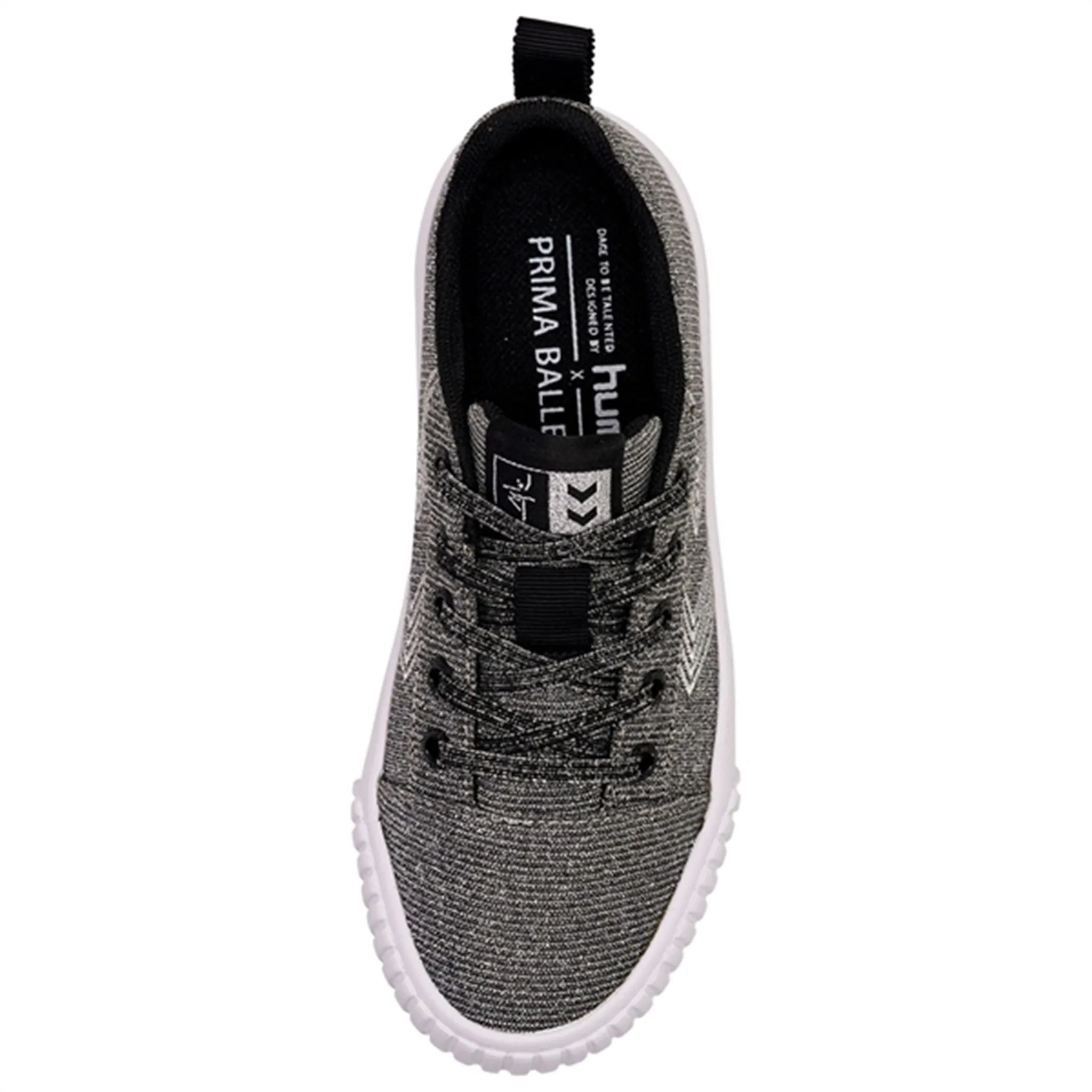 Travel Companion Hummel Prima Base Court Point Black Glitter Sneakers
