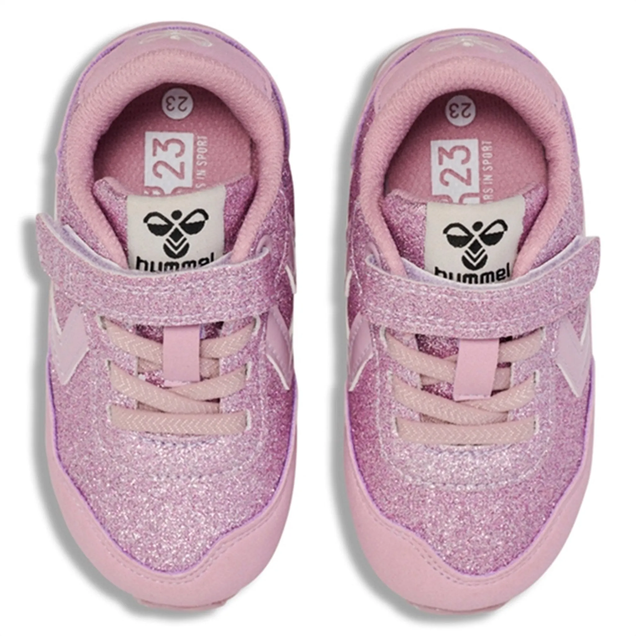Ultra Soft Insole Night Run Hummel Reflex Glitter Infant Sneakers Lavender Frost