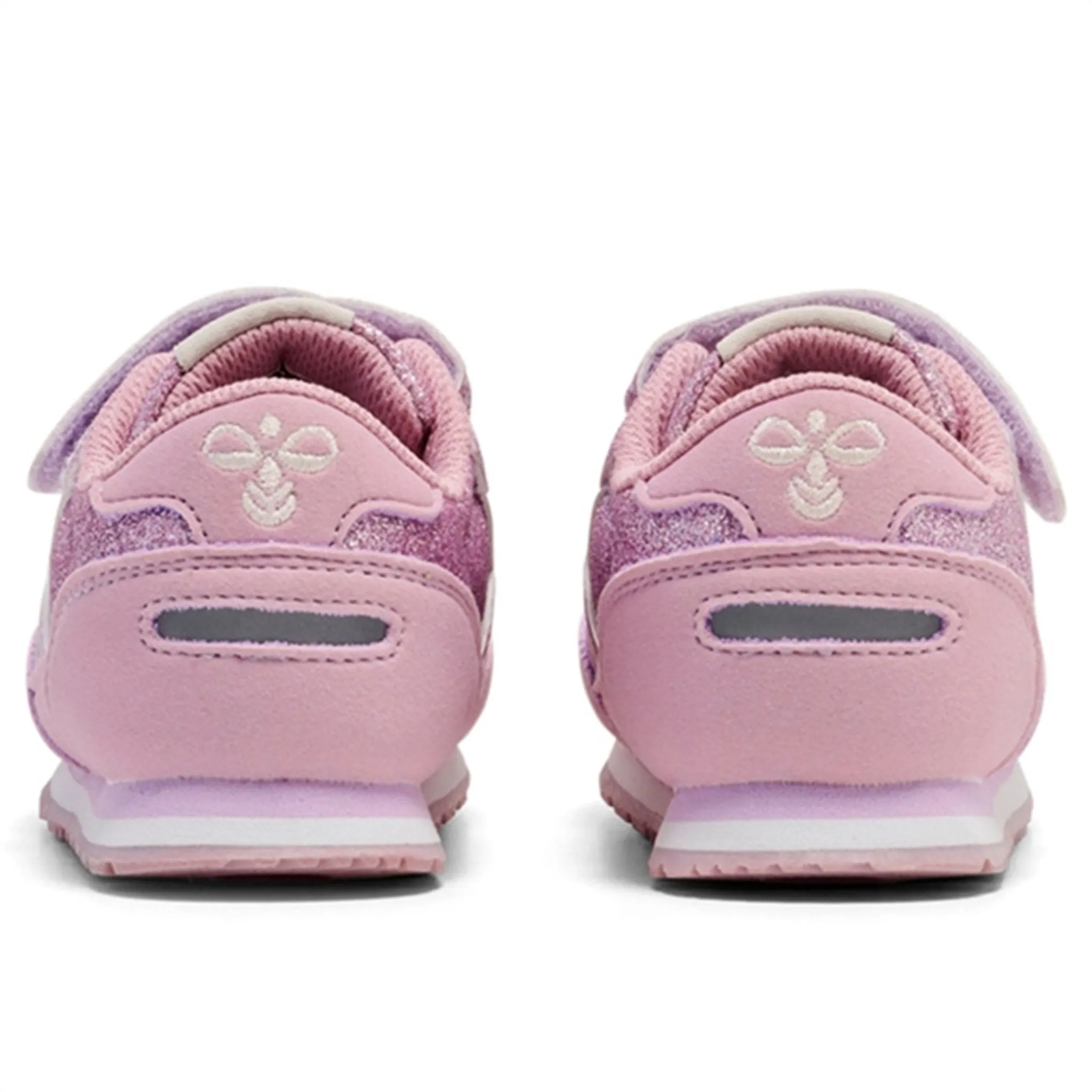 Foot Shape Zonal Support Hummel Reflex Glitter Infant Sneakers Lavender Frost