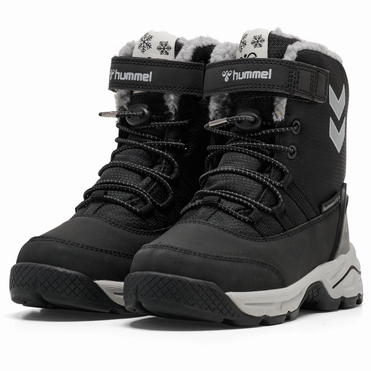 Muddy Path Breathable Work Commute Hummel Black Snow Boot Tex Jr