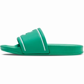 Minimalist Comfort Veranda View Hummel Green/White Pool Slide Jr