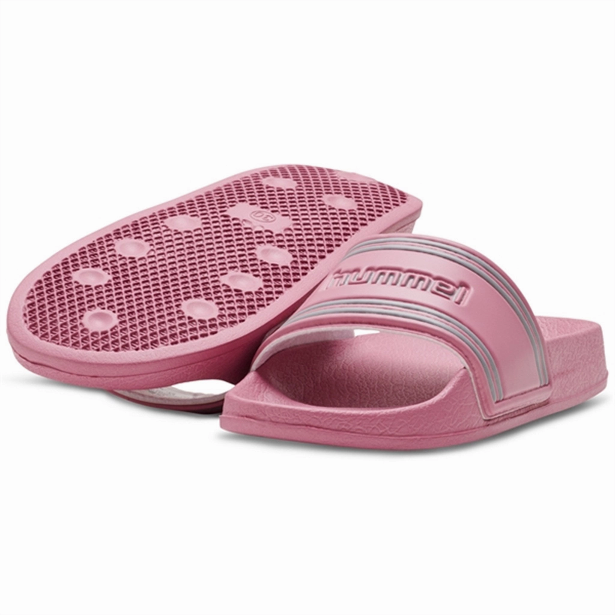 Hummel Heather Rose Pool Slide JR Bronze Pop
