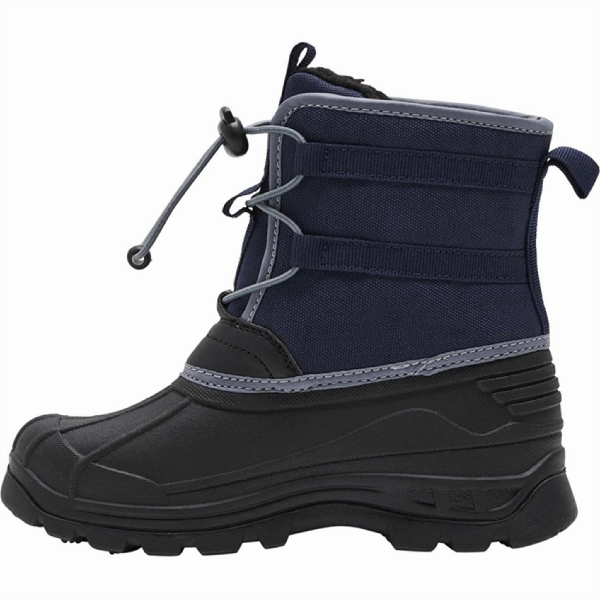 Padded Collar Support Thermal Protection Hummel Icicle Low JR Waterproof Black Iris Boots