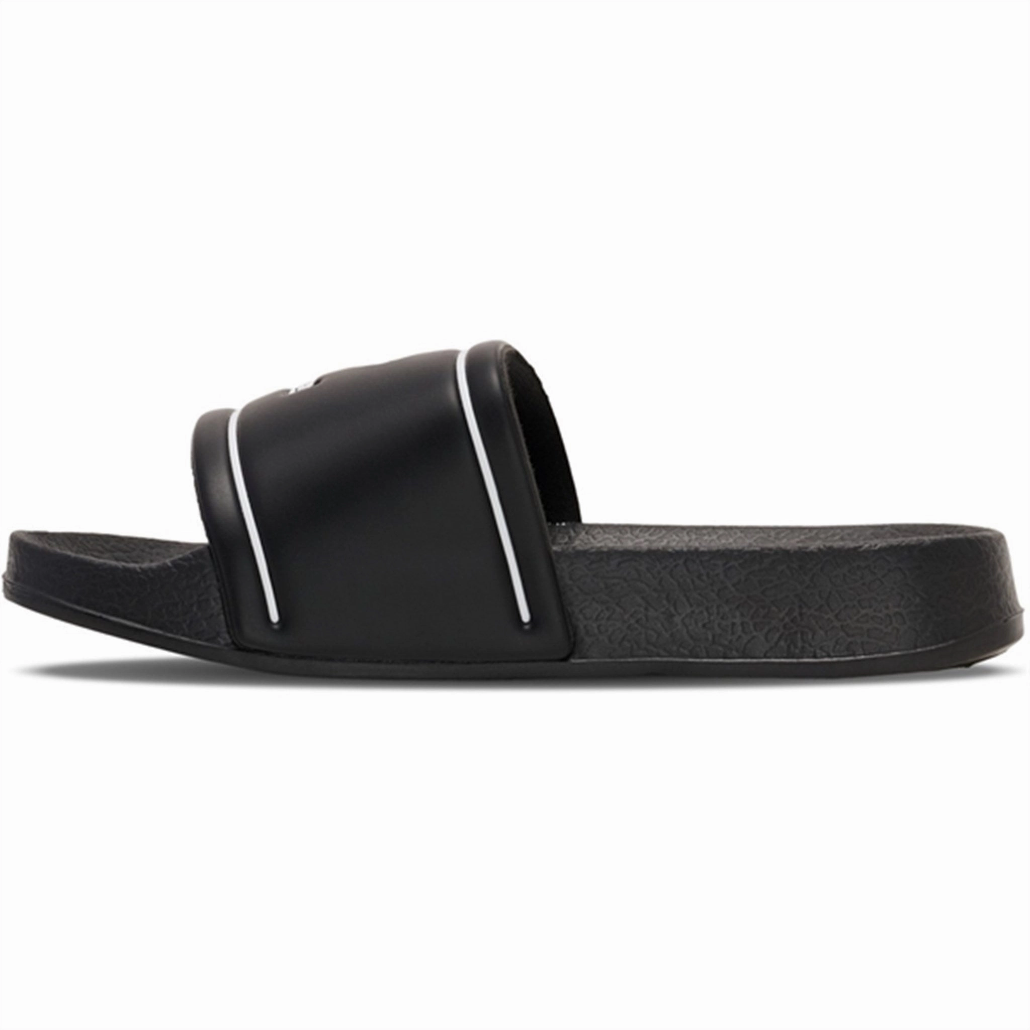 Non Toxic Construction Park Friendly Hummel Pool Slide JR Sandal Black
