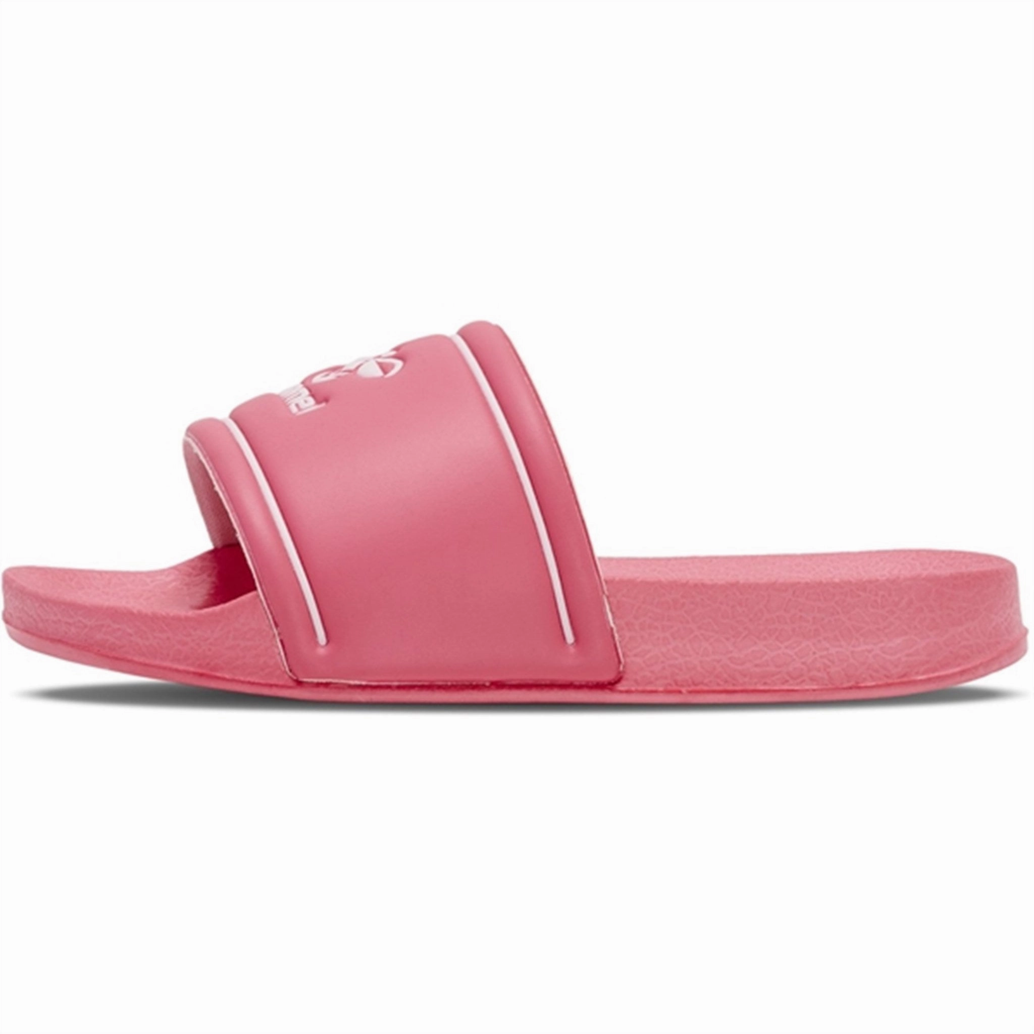 Torsion Stability Shiny Gem Hummel Pool Slide JR Sandal Shell Pink