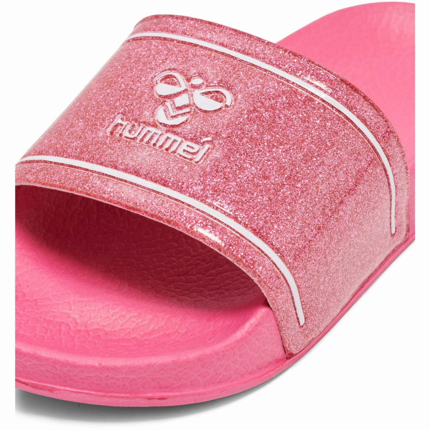 Hummel Raspberry Pool Slide Glitter Jr Look Glow Durable Quality