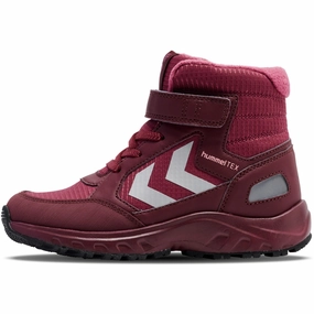 Hummel Rose Brown Explorer Tex Winter Boot Rapid Lacing System Cushioned Step Cold Climate