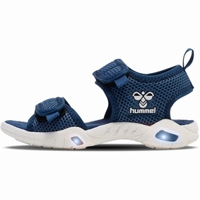 Ventilated Upper Design Slip Resistant Layer Hummel Sandal Flash Legion Blue