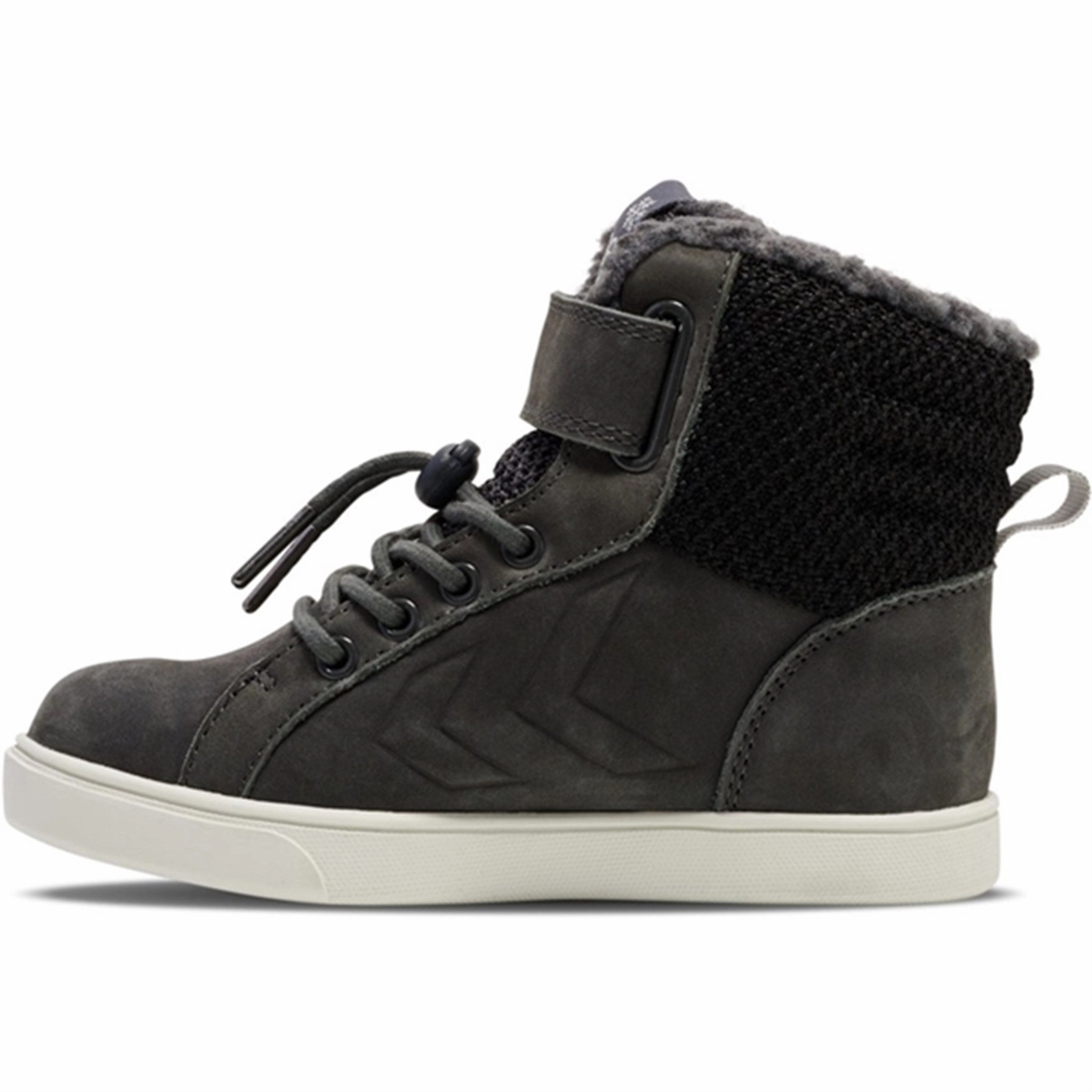 Metallic Accent Hummel Splash Tex Jr Winter Boots Asphalt