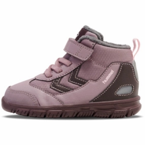 Minimal Aesthetic Versatile Look Hummel Twilight Mauve Crosslite Winter Mid Infant Boot