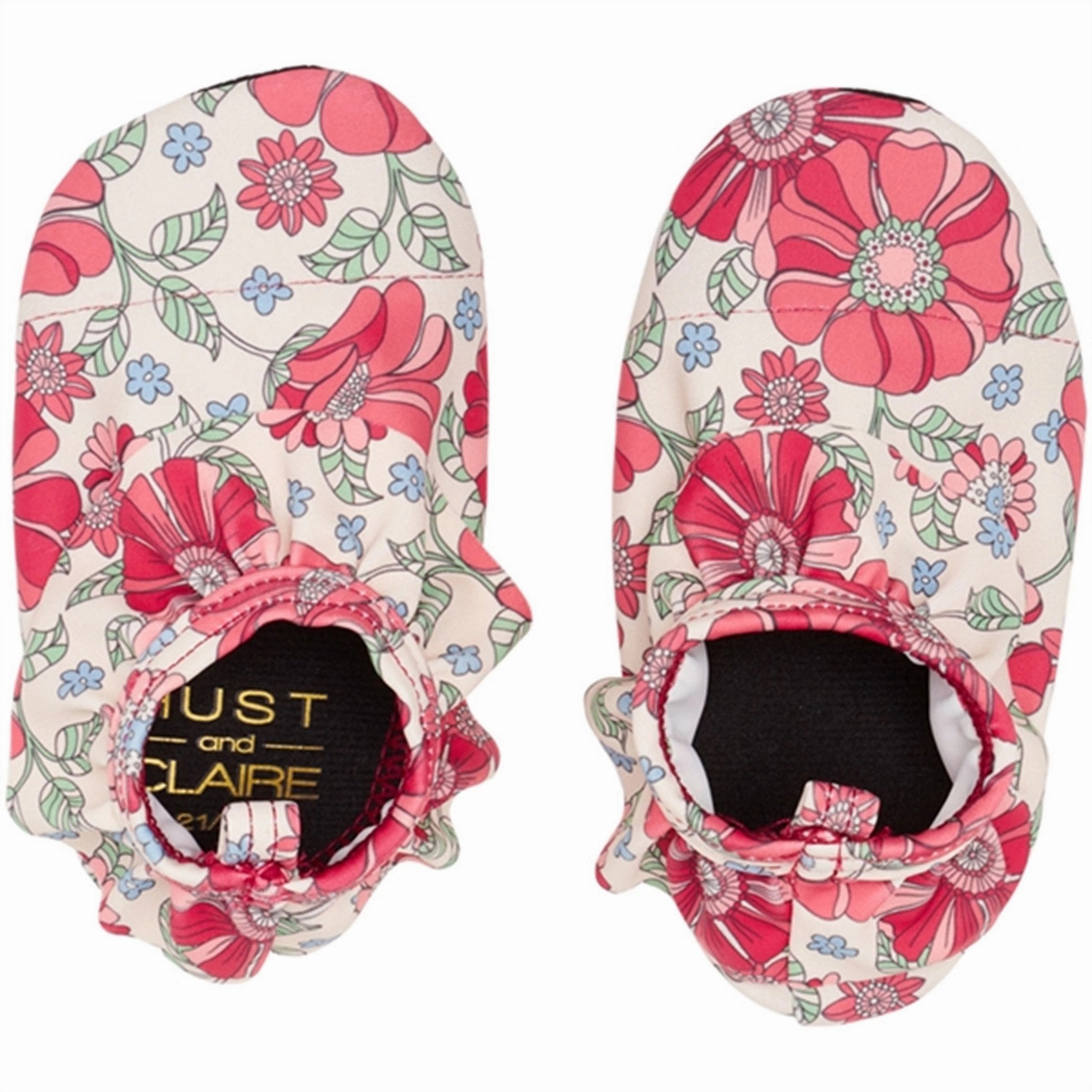 Hust & Claire Soft Pink Farhat Swim Shoes Flower Path